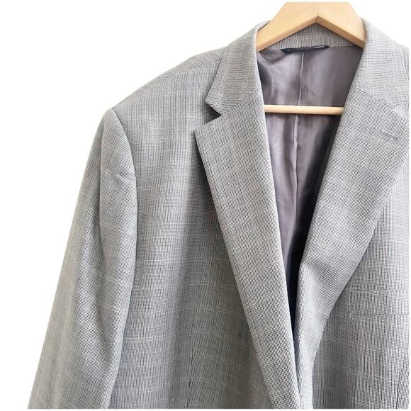 Ralph Lauren Men’s Sportcoat Blazer Silk Wool Blend 52 Regular Gray Multicolor - Picture 2 of 16